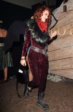 RUMER WILLIS at Matthew Morrison Halloween Party at Poppy Night Club in Hollywood 10/28/2017