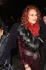 RUMER WILLIS at Matthew Morrison Halloween Party at Poppy Night Club in Hollywood 10/28/2017