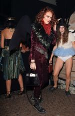 RUMER WILLIS at Matthew Morrison Halloween Party at Poppy Night Club in Hollywood 10/28/2017