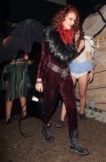 RUMER WILLIS at Matthew Morrison Halloween Party at Poppy Night Club in Hollywood 10/28/2017