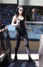 RUMER WILLIS in Tights Out in Los Angeles 10/06/2017