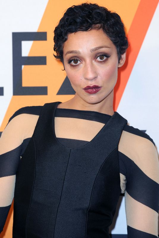 RUTH NEGGA at Volez, Voguez, Voyagez: Louis Vuitton Exhibition Opening in New York 10/26/2017