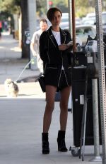 RUVY ROSE Waits at the Valet Stand for Her Car in West Hollywood 10/17/2017