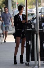 RUVY ROSE Waits at the Valet Stand for Her Car in West Hollywood 10/17/2017