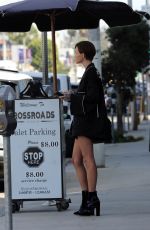 RUVY ROSE Waits at the Valet Stand for Her Car in West Hollywood 10/17/2017