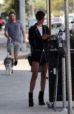 RUVY ROSE Waits at the Valet Stand for Her Car in West Hollywood 10/17/2017