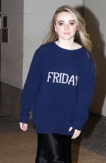 SABRINA CARPENTER Arrives at TRL in New York 10/25/2017