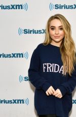 SABRINA CARPENTER at SiriusXM Studios in New York 10/25/2017