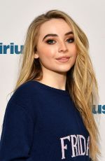 SABRINA CARPENTER at SiriusXM Studios in New York 10/25/2017