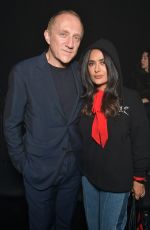 SALMA HAYEK Arrives at Balenciaga Fashion Show in Paris 10/01/2017