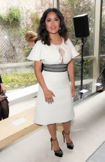 SALMA HAYEK at Giambattista Valli Show at Paris Fashion Week 10/02/2017
