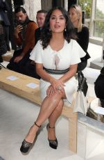 SALMA HAYEK at Giambattista Valli Show at Paris Fashion Week 10/02/2017