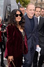 SALMA HAYEK at Stella McCartney Fashion Show in Paris 10/01/2017