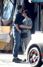 SANDRA BULLOCK and Bryan Randall Out Kissing in Beverly Hills 10/14/2017