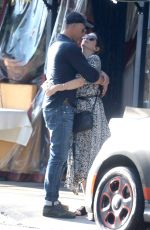 SANDRA BULLOCK and Bryan Randall Out Kissing in Beverly Hills 10/14/2017