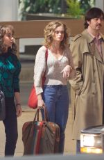SARA PAXTON as Donna Rice on the Set of Her Latest Movie in Atlanta 10/25/2017