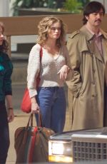 SARA PAXTON as Donna Rice on the Set of Her Latest Movie in Atlanta 10/25/2017