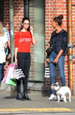 SARA SAMPAIO and JASMINE TOOKES Out Shopping in New York 10/22/2017