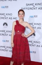SARAH DREW at Same Kind of Different As Me Premiere in Los Angeles 10/12/2017
