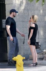 SARAH HARDING Out and About in Los Angeles 10/09/2017
