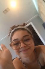 SARAH HYLAND from Live Chat, 10/24/2017