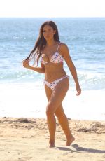 SARAH JANE CRAWFORD in Bikini on the Beach in Santa Monica 10/09/2017