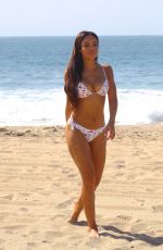 SARAH JANE CRAWFORD in Bikini on the Beach in Santa Monica 10/09/2017
