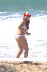 SARAH JANE CRAWFORD in Bikini on the Beach in Santa Monica 10/09/2017