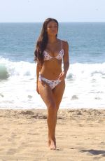 SARAH JANE CRAWFORD in Bikini on the Beach in Santa Monica 10/09/2017