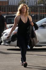 SASHA PIETERSE Arrives at DWTS Rehersal in Los Angeles 10/11/2017