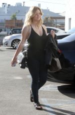 SASHA PIETERSE Arrives at DWTS Rehersal in Los Angeles 10/11/2017