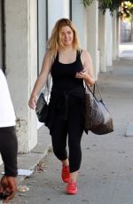 SASHA PIETERSE Heading to Dancin with the Stars Rehersal in Los Angeles 10/14/2017