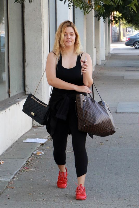 SASHA PIETERSE Heading to Dancin with the Stars Rehersal in Los Angeles 10/14/2017