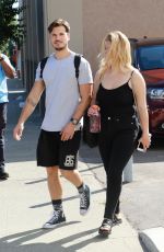SASHA PIETERSE Heading to DWTS Practice in Los Angeles 10/07/2017