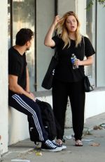SASHA PIETERSE Out and About in Los Angeles 10/08//2017