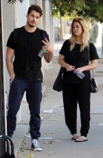 SASHA PIETERSE Out and About in Los Angeles 10/08//2017