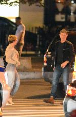 SCARLETT JOHANSSON and Bobby Flay Out for Dinner in New York 10/15/2017