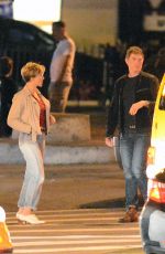 SCARLETT JOHANSSON and Bobby Flay Out for Dinner in New York 10/15/2017