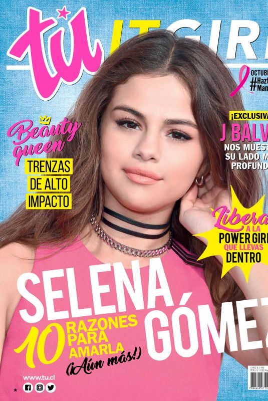 SELENA GOMEZ on the Cover of It Girl Magazine, Chile October 2017