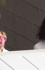 SELENA GOMEZ and Justin Bieber at a Church Services in Los Angeles 10/29/2017