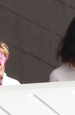 SELENA GOMEZ and Justin Bieber at a Church Services in Los Angeles 10/29/2017