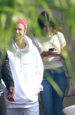 SELENA GOMEZ and Justin Bieber at a Church Services in Los Angeles 10/29/2017