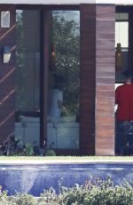 SELENA GOMEZ and Justin Bieber at a Rental House in Los Angeles 10/27/2017