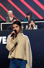 SELENA GOMEZ at One Coice: Somos Live! a Concert for Disaster Relief in Los Angeles 10/14/2017