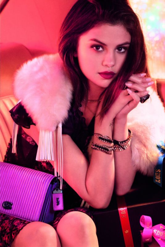 SELENA GOMEZ for Coach 2017 Holiday Campaign
