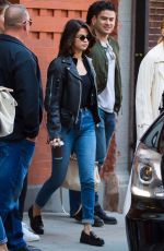 SELENA GOMEZ Heading to Hillsong Church Sunday Service at Hammerstein Ballroom in New York 10/01/2017