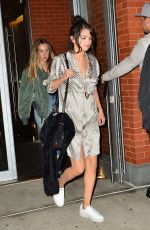 SELENA GOMEZ Leaves Her Apartment in New York 10/17/2017