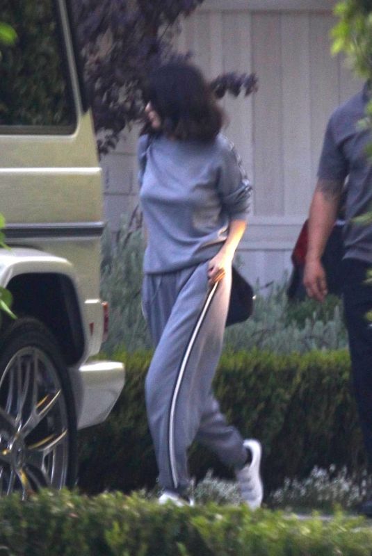 SELENA GOMEZ Leaves Her Home in Toluca Lake 10/23/2017