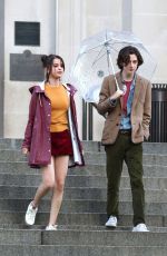 SELENA GOMEZ on the Set of Untitled Woody Allen Movie in New York 10/03/2017