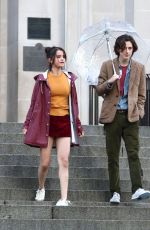 SELENA GOMEZ on the Set of Untitled Woody Allen Movie in New York 10/03/2017